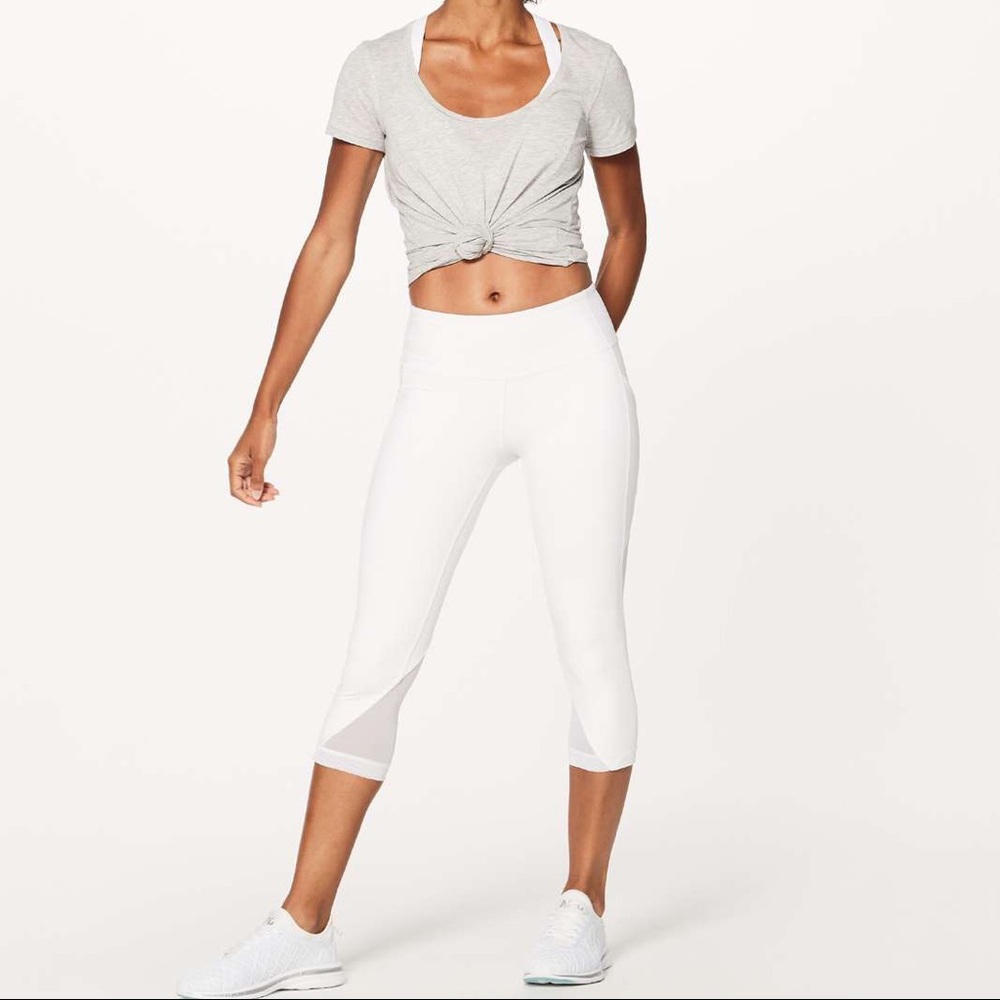 Lululemon ”Sweat Your Heart Out” Crop